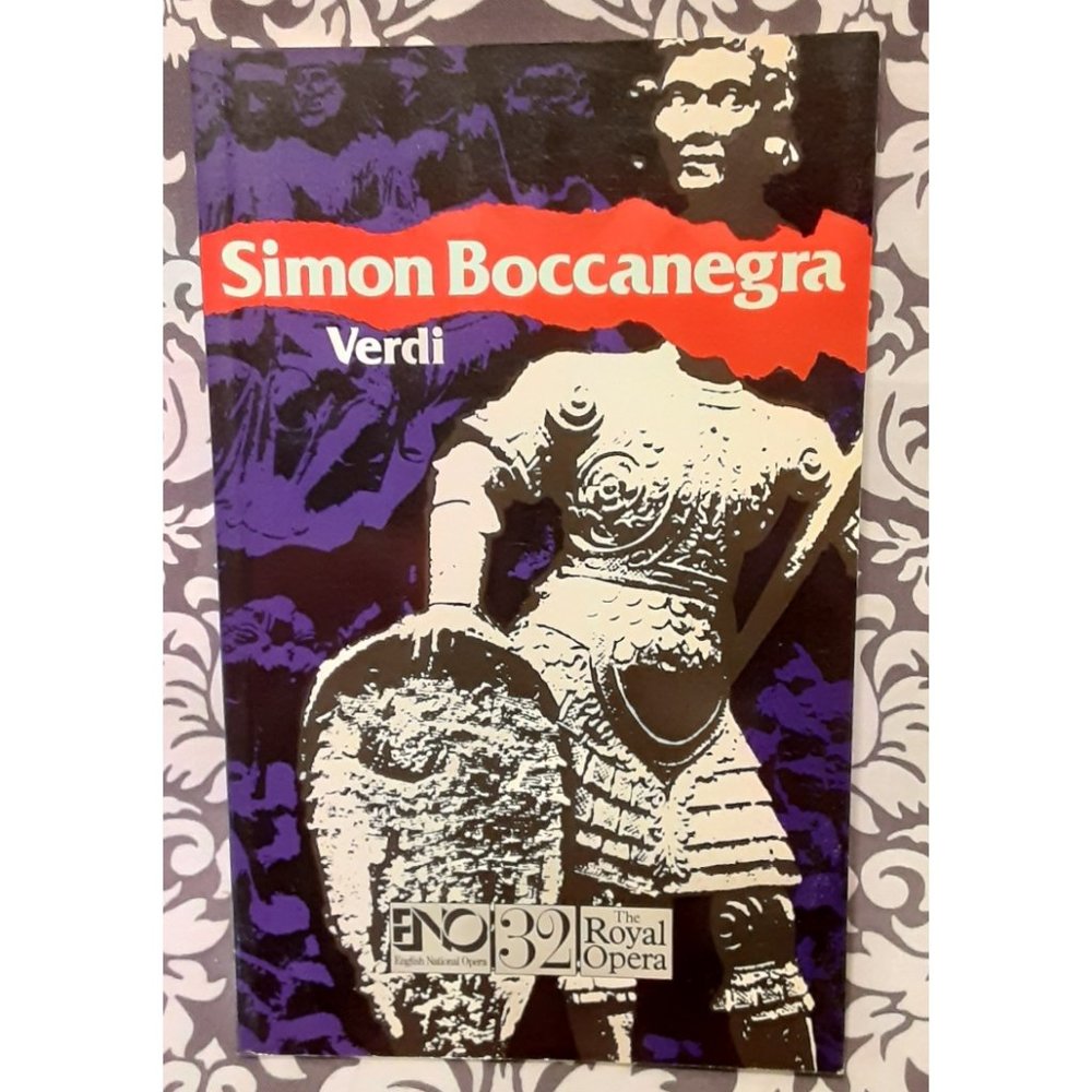 Play Book Simon Boccanegra by Verdi